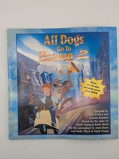 Disney Golden Book Soft Cover All Dogs Go To Heaven 2 From The Mid 90's New