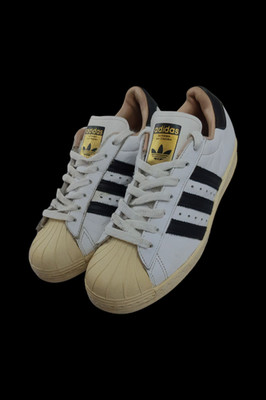 Adidas Superstar Vintage White Black Gold Damen Sneaker Größe 39 1/3 EU