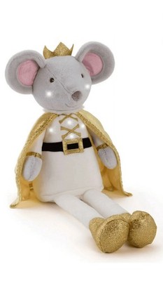 NEW FAO Schwarz Plush Mouse Rat King Nutcracker Ballet Glow Bright Light Music