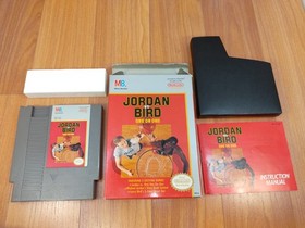 Nr MINTY BOX CIB Jordan vs Bird One on One complete in nintendo nes clean lot