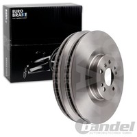 2X Eurobrake Bremsscheiben 350Mm BelÜFtet Vorne Passend FÜR MERCEDES-BENZ