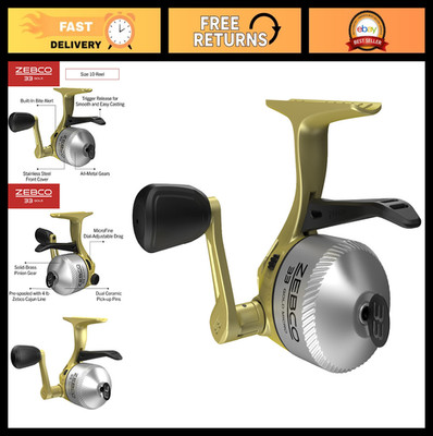 Spincast Fishing Reel, Changeable Right/Left-Hand Retrieve, All-Metal Gears, Pre