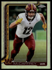 2025 Topps Chrome Football Luke McCaffery Refractor #298