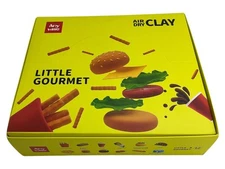 Any Wise Air Dry Clay Little Gourmet Set of 12 packs clay food kits with tools