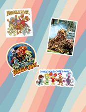 Fraggle Rock 80's Cartoon 4pc Stickers Pack