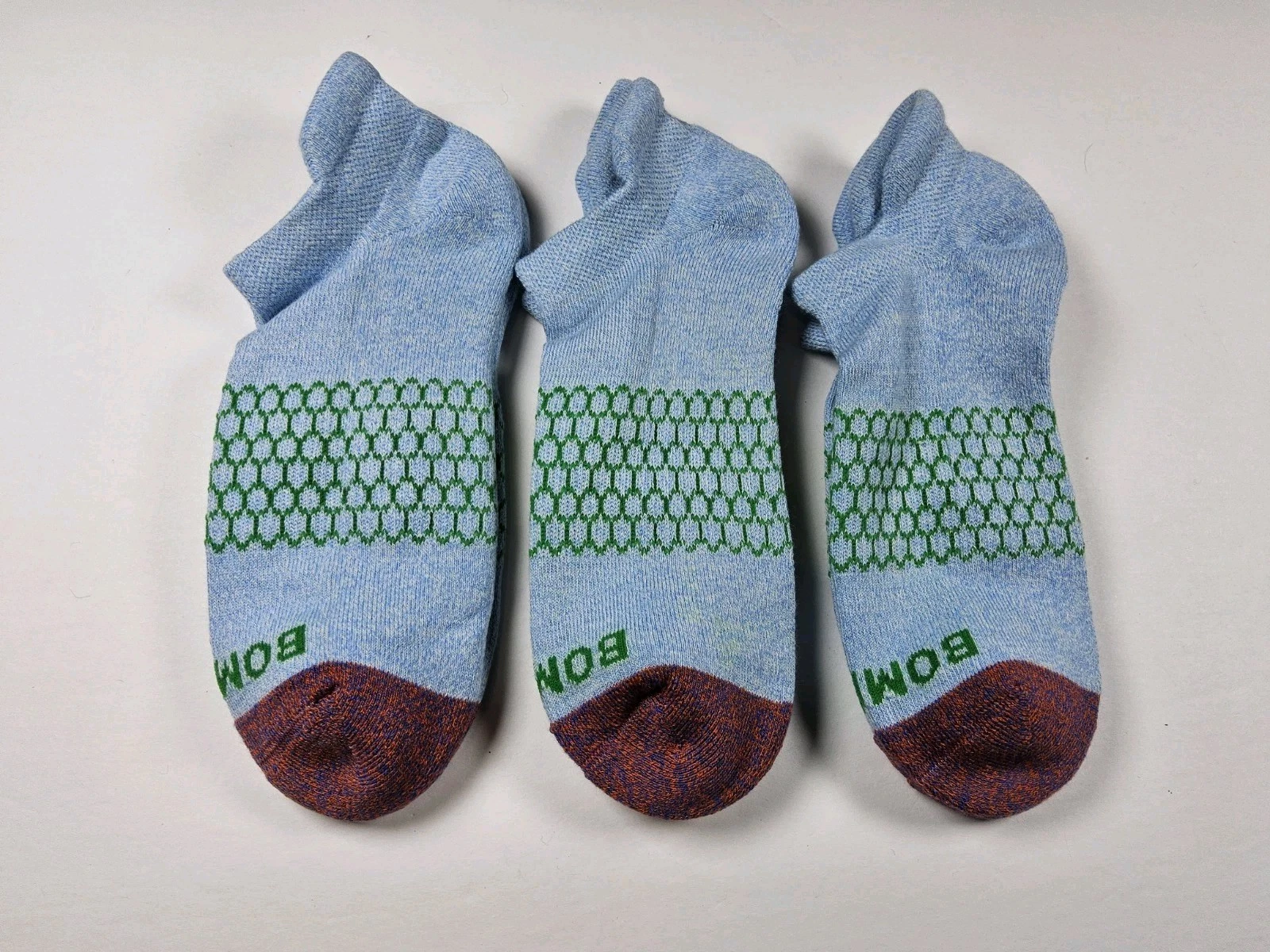 Bombas Original Ankle Socks Lot Of 3 Pairs Size M