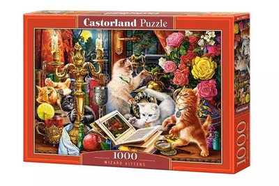 5904438104857 Puzzle 1000 elementów. Wizard Kittens Castorland