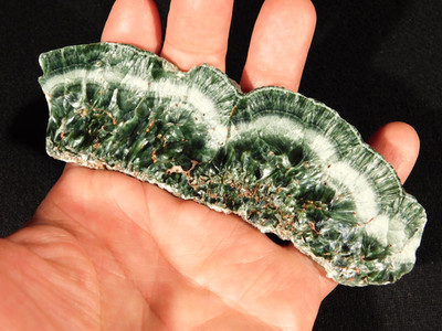 Larger! Polished Seraphinite Slab or Slice with Pleochroism Russia 58.5gr