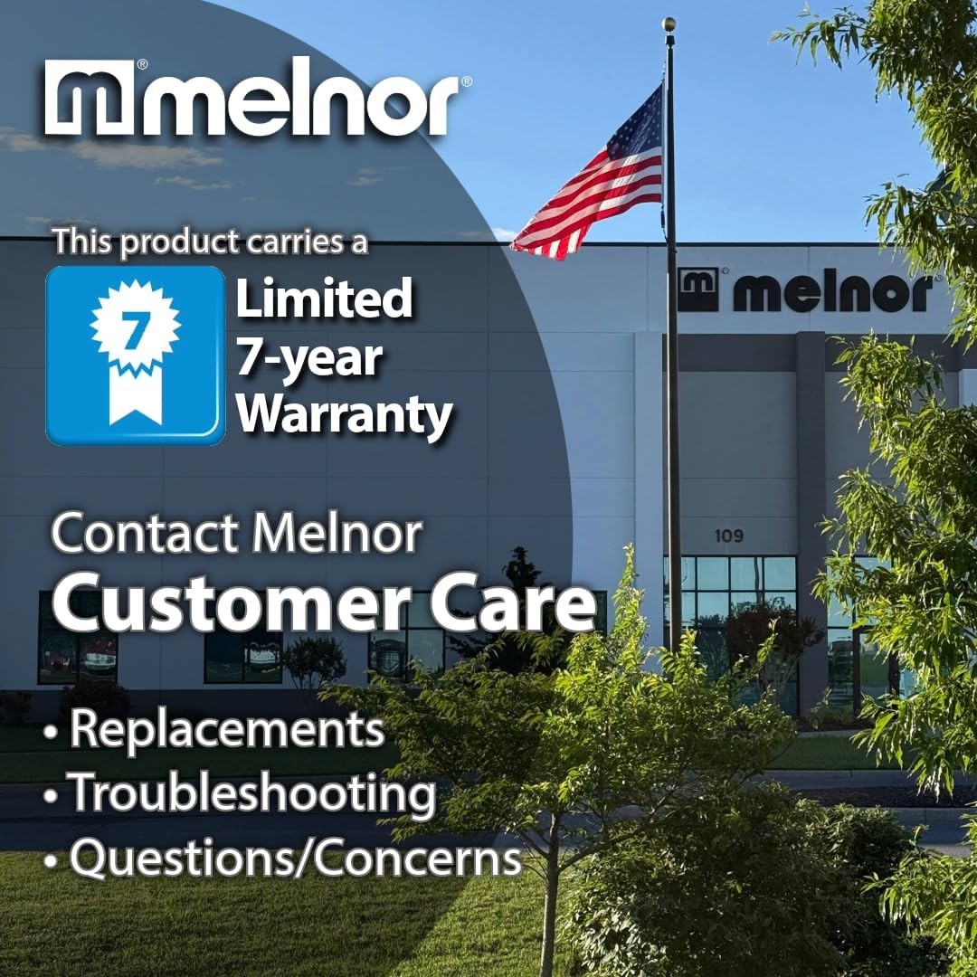 Melnor 65175AMZ 6-Piece Quick Connect Starter Set – Black & Grey Adapters     