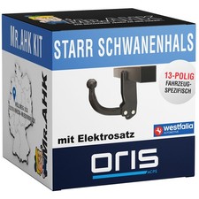 Oris Anhängerkupplung starr für Audi Coupe A5 8T3 07-16 +13pol spez. E-Satz