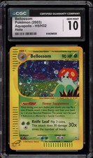 Pokemon Bellossom Aquapolis Holo Rare #H5 CGC 10 Gem Mint on eBay