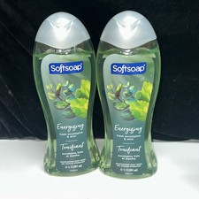 2 Pack Softsoap Body Wash Energizing Fresh Eucalyptus  Mint Moisturizing 20oz