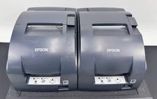 LOT OF 2 Epson TM-U220B M188B Impact Kitchen Receipt Printer