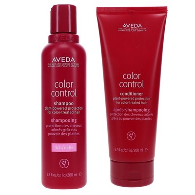 Aveda Color Control Rich Shampoo 6.7 oz & Color Control Conditioner 6.7 oz