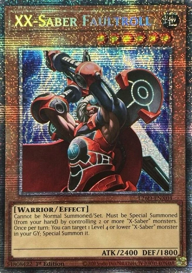 XX-Saber Faultroll L26D-ENX04 Legendary Modern Decks 2026 for sale