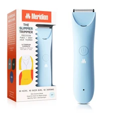 Meridian Slimmer Trimmer, Precision Pubic & Body Hair Trimmer for Women and