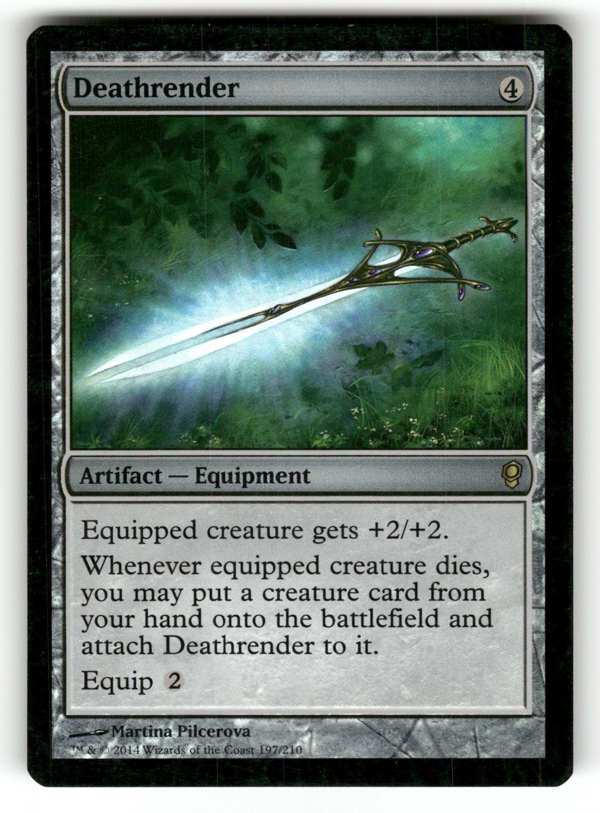 Deathrender LP Foil Conspiracy 197 MTG Rare