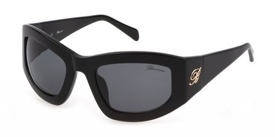 Blumarine SBM802 Nero lucido 56/23/120 Damen Sonnenbrillen