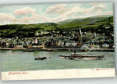 38015983 - 5407 Boppard Panorama des Ortes mit Basilika St. Severus