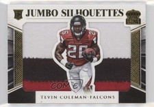 2015 Panini Crown Royale Jumbo Silhouettes Gold 6/25 Tevin Coleman #JS-TC 0s5