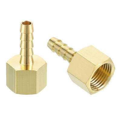 10stk Messing Schlauchstutzen, 1/4'' Bard x 3/8'' NPT Weiblich Rohrfitting Adapter