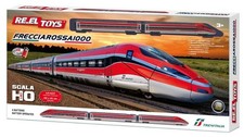 RE.EL.Toys TRENO FRECCIAROSSA 1000 C/LUCI cm 185x101 A BATTERIA 1:87