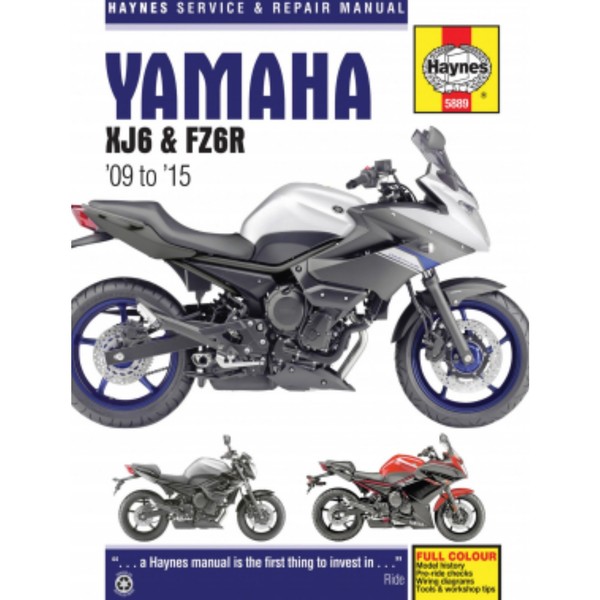 Yamaha Motorrad XJ6 FZ6R (2009-2015) Repair Manual Haynes-image