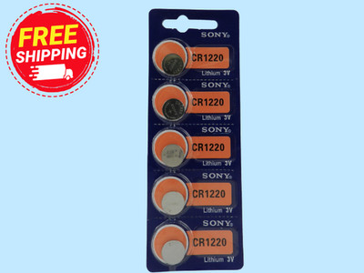 Sony CR1220 Lithium 3V Watch Battery (Exp 2034 )  5Pc