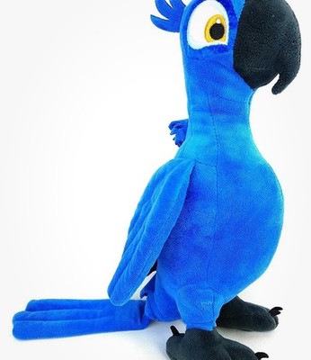 Rio Blu Blue Parrot Plush Kohl's Cares Kids 12'' Soft Stuffed Animal NEW