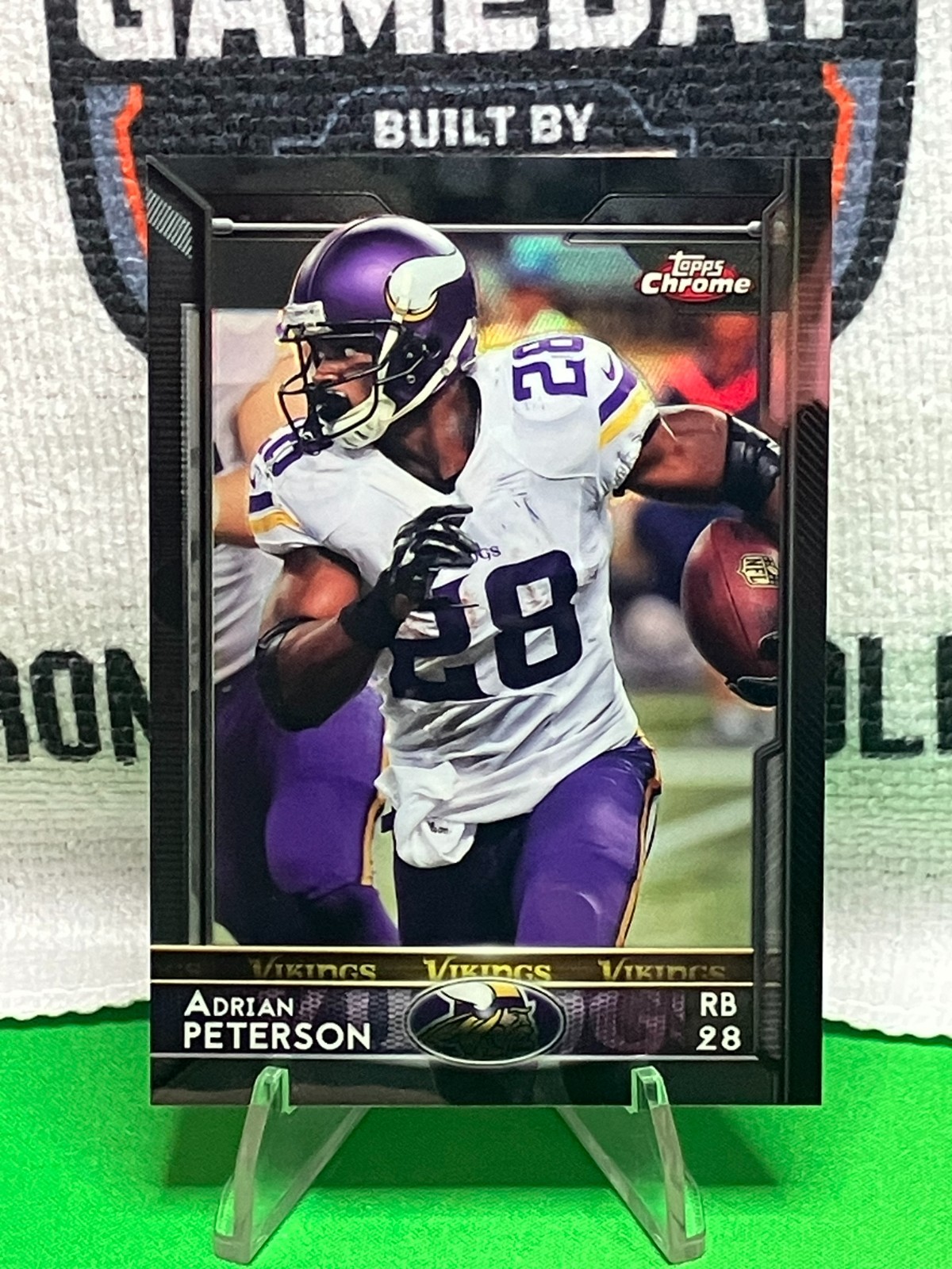 2015 Topps Chrome - Adrian Peterson #24 - Black Refractor /299