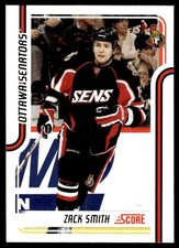 2011 Score Hockey Zack Smith 326 Ottawa Senators