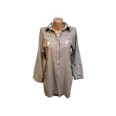 Moy&Moy women's shirt/Dress  size L Moka Multicolor 