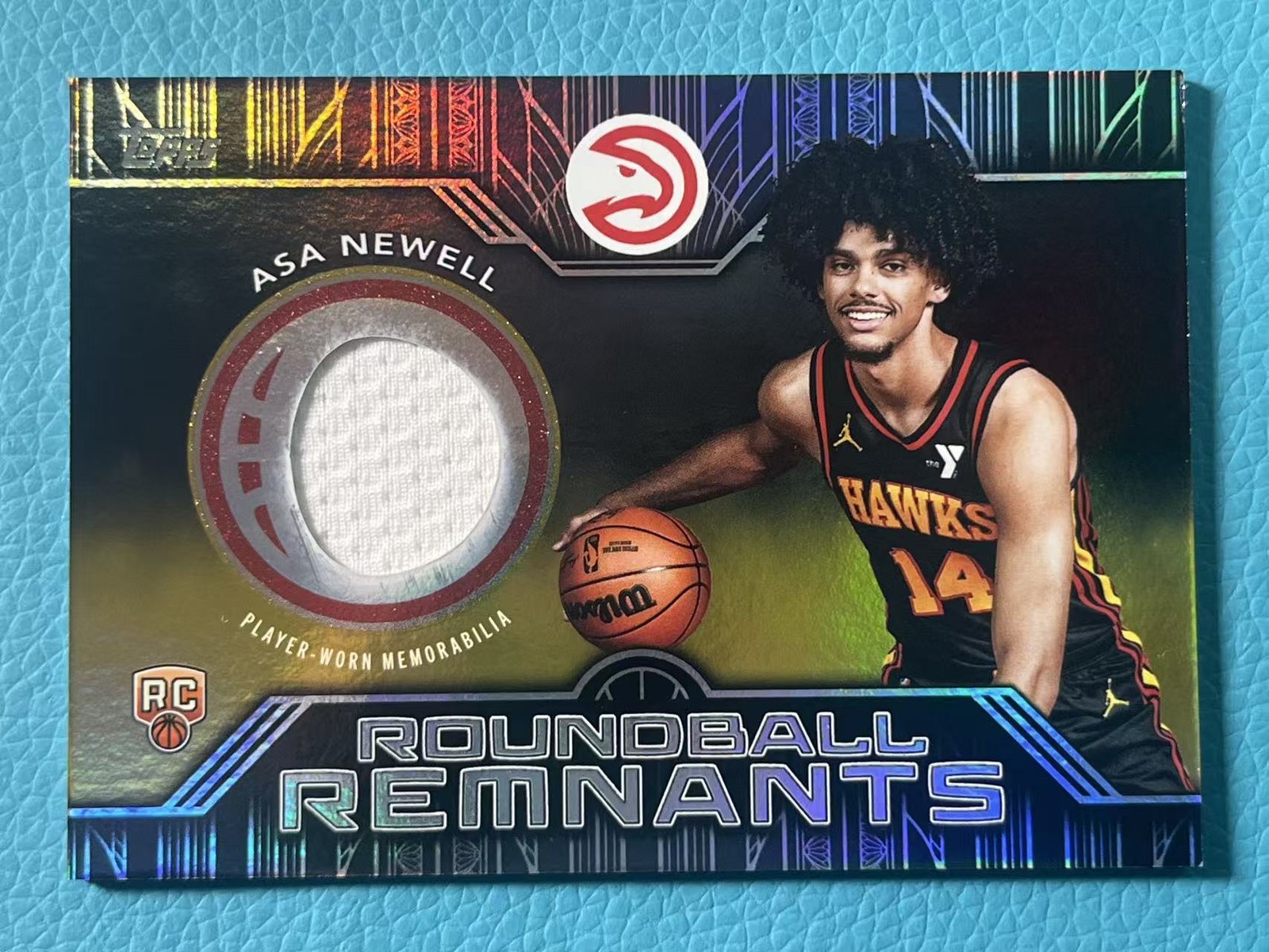 Asa Newell 2025-26 Topps Basketball Patch Roundball Remnants RC #RRR-AN