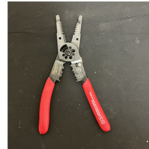 Milwaukee Wire Stripper/Cutter Crimper Pliers, Red Handles, 48-22-6579