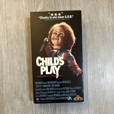 MGM/UA Home Video Child's Play VHS NTSC Horror R Full Screen Hicks 1988