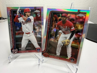 #ad 2025 Topps Chrome Update • Base Refractors #1–200 • YOU PICK • NM M $0.99