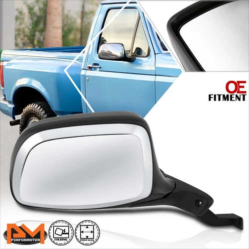 For 92-97 Ford Bronco/F150/F250 OE Style Power Adjustable Side View Mirror Right