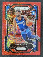 Mike Miles Jr. 2023-24 Panini Prizm Red Sparkle RC #295