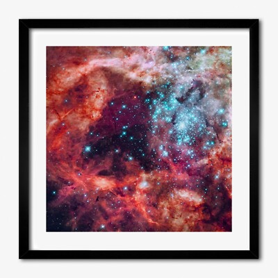 Tulup Foto auf MDF Wanddekoration Kunst Wohnzimmer 50x50cm Magellan-Wolke