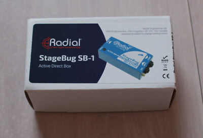 DI-Box Radial StageBug SB-1 DI Box ** NEU **