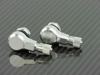 CNC Alu Winkelventil 90 Grad Suzuki Gsxr 750 R GR79B 1989 Alu