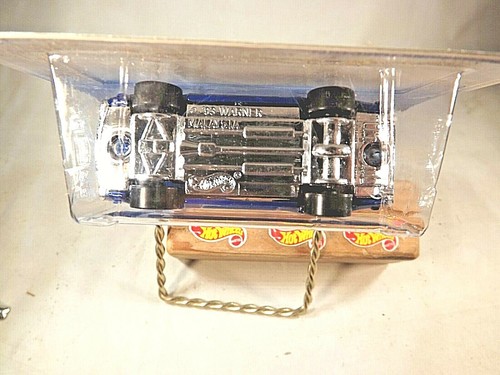 1997 Hot Wheels #573 Blue Streak Series 1/4 OLDS 442 Blue Chrome-Base w/3 Spokes - Picture 5 of 6