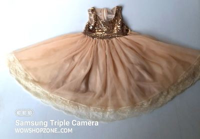 white christmas dresses Chiffon Ruffled Lace Short Puff Sleeve Babydoll Dress Widow main image 1