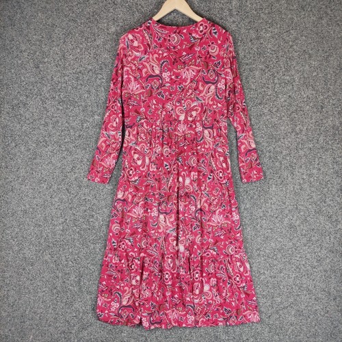 Blue Illusion Womens Midi Dress Size M Medium Floral Stretch - Bild 8 von 9