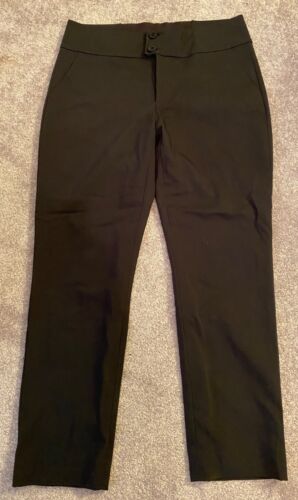 Cabi Black Slim Fit Trousers Pants Size 12