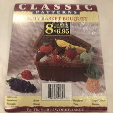 Classic Patterns Fruit Basket Bouquet Workbasket Projects New In Package