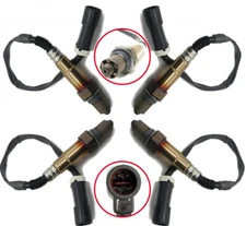 4pcs Upstream+Downstream Oxygen O2 Sensor for Ford Ranger V6 4.0L 3.0L 2001-2011