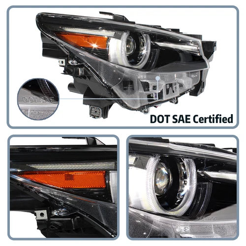 Headlight Headlamp For Mazda CX-9 2016-2023 W/ AFS Full LED Adaptive LH & RH - Picture 5 of 12