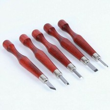 Birke Holz Schnitzerei Meißel Messer Set Holzschnitt Arbeit Gravur Handwerkzeuge