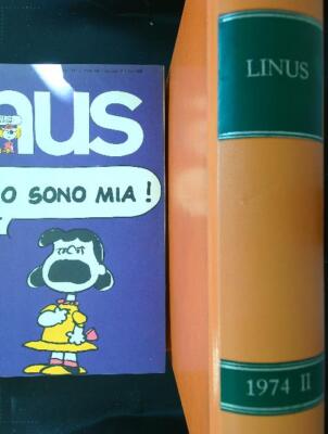 LINUS 1974 BAND I E II AA.VV. MAILAND BÜCHER 1974 \ GEBUNDEN
